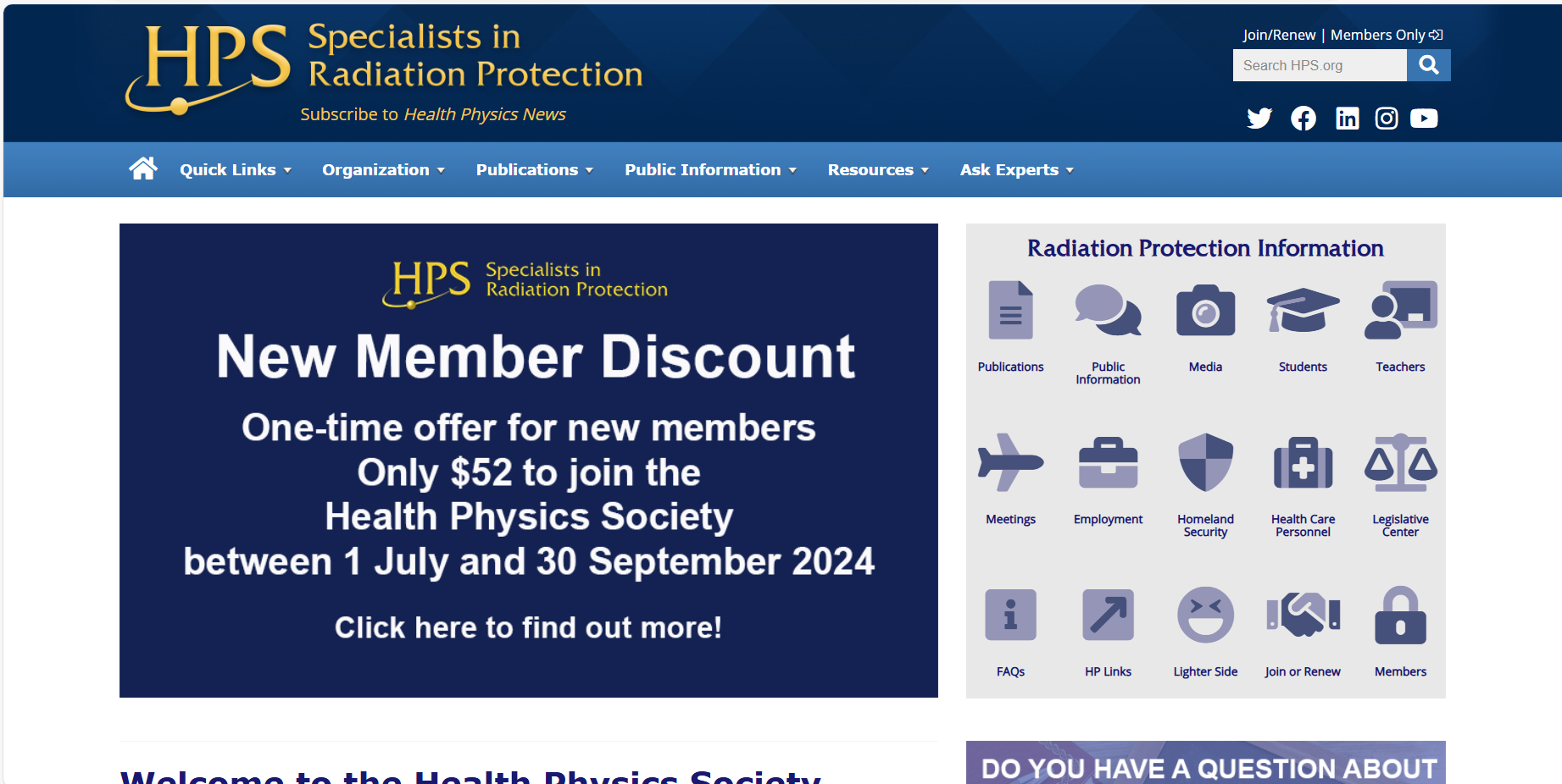 Health Physics Society (HPS)