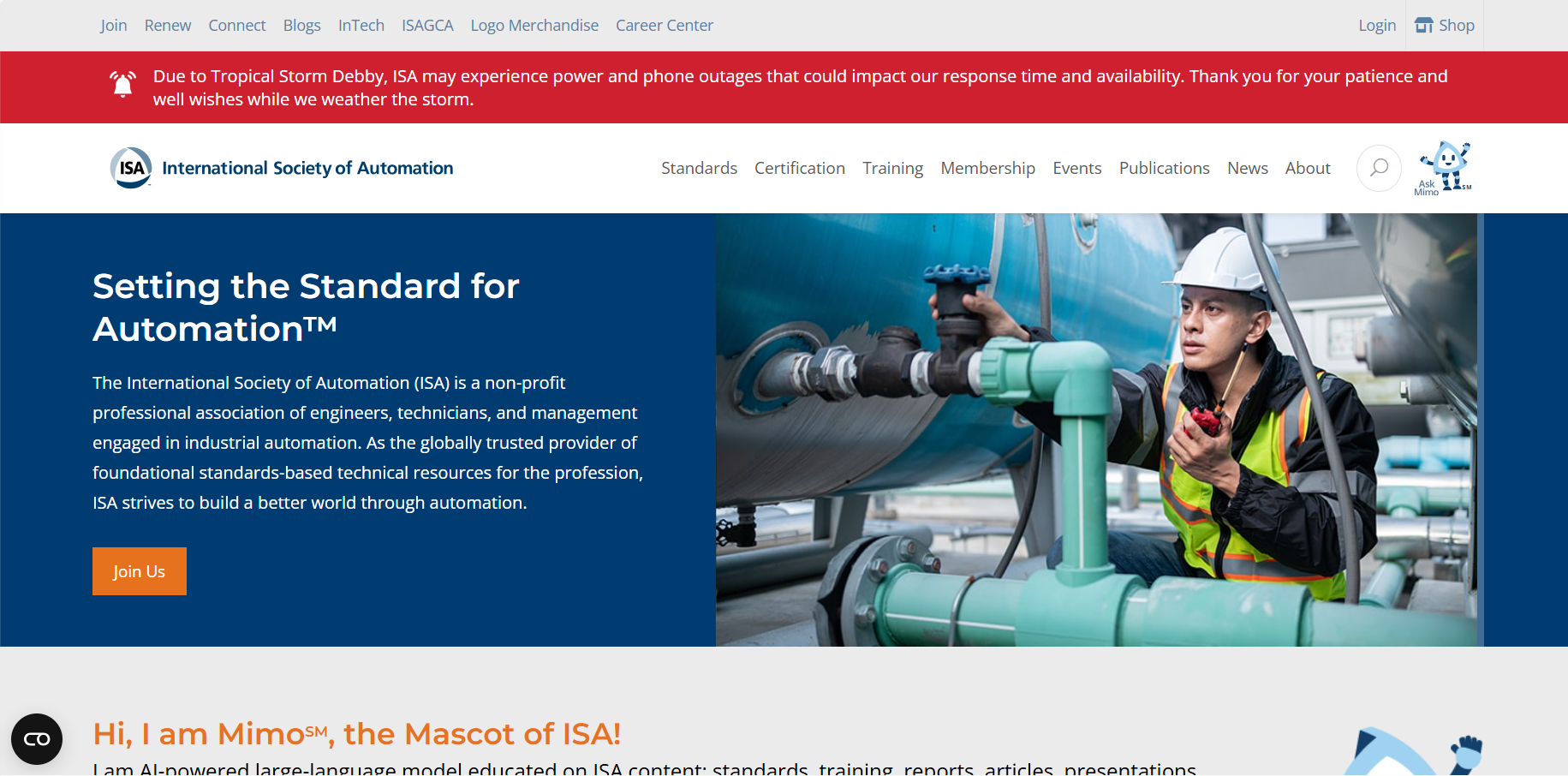 International Society of Automation (ISA)