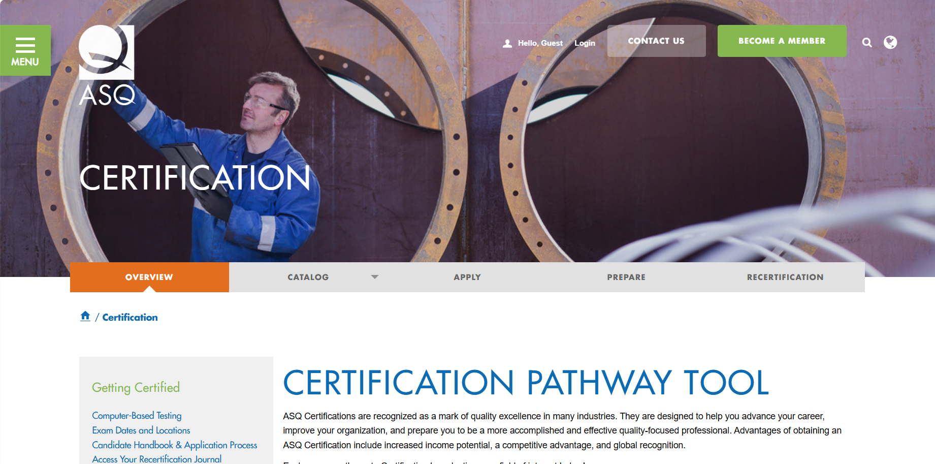 Certification Board of the American Society for Quality (ASQ)