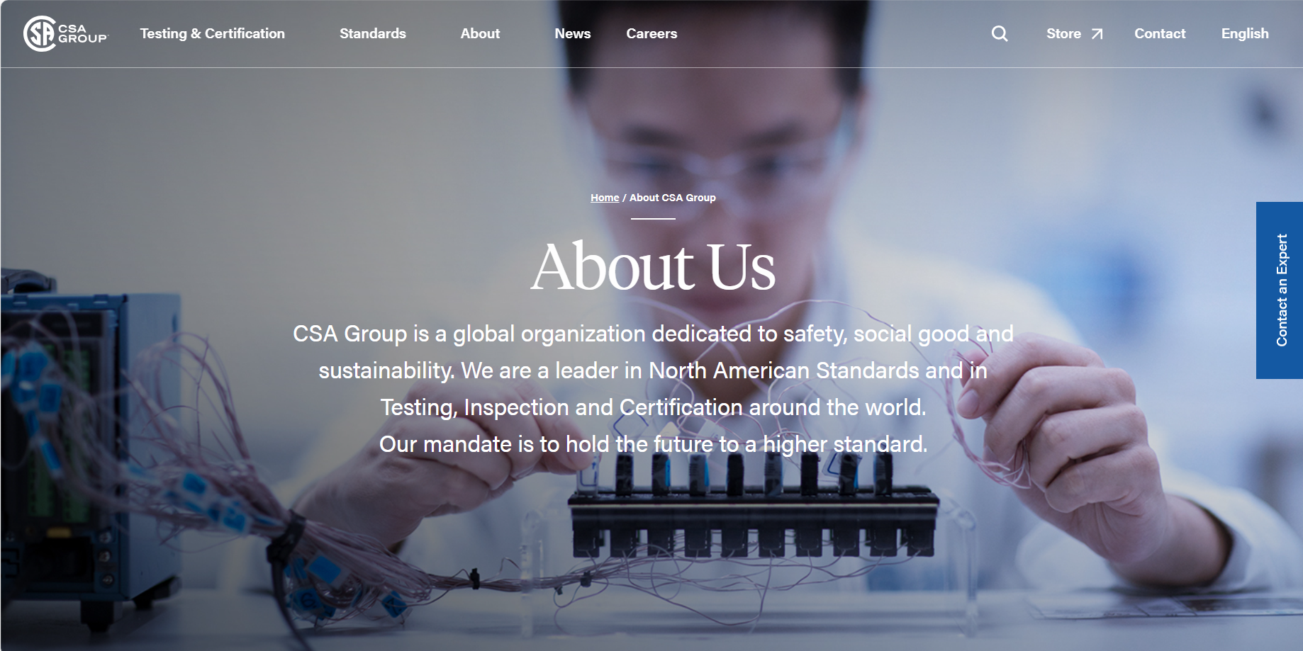 Canadian safety authority (CSA) Group